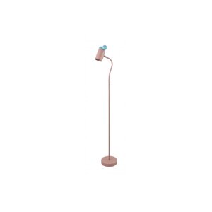 Svijetlo plava/ružičasta stojeća svjetiljka s metalnim sjenilom (visina 133,5 cm) Mouse – GTV