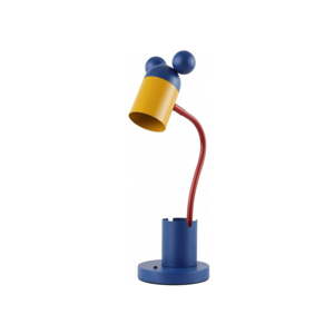 Plava stolna lampa s metalnim sjenilom (visina 50 cm) Mouse – GTV