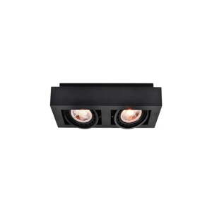Crna stropna svjetiljka s metalnim sjenilom 34x18,5 cm Loid – GTV