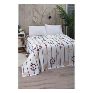 Bijeli pamučan prekrivač 170x230 cm Marine – Mila Home