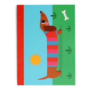 A6 bilježnica 60 str. Sausage Dog – Rex London
