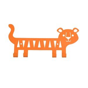 Narančasta metalna zidna dječja vješalica Tiger – Rex London