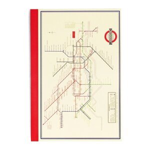 A5 bilježnica 60 str. Heritage Tube Map – Rex London