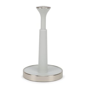 Bijeli plastičan stalak za papirnate ručnike ø 16 cm Push&Tear – Joseph Joseph