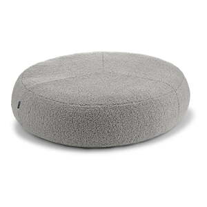 Sivi krevet za pse od boucle tkanine ø 70 cm Senso Pouffe Pebble S/M – MiaCara