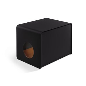 Crna mačji WC 41x54,5 cm Sito Black – MiaCara