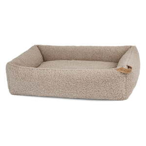 Bež krevet za pse od boucle tkanine 55x70 cm Senso Greige S – MiaCara
