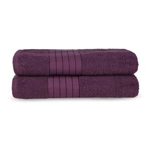 Bordo pamučni ručnici u setu 2 kom od frotira 70x140 cm – Good Morning
