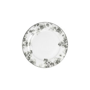 Bijeli/svijetlo sivi desertni porculanski tanjuri u setu 6 kom ø 19 cm Foliage gray – Villa Altachiara