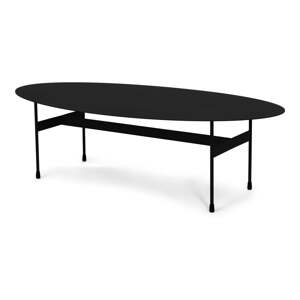 Crni metalni stolić za kavu 39x120 cm Mira – Spinder Design