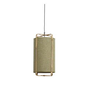 Zelena/u prirodnoj boji viseća svjetiljka s bambusovim sjenilom/sa sjenilom od jute ø 32 cm Sendai – Light & Living