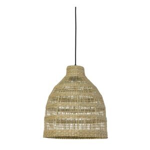 Viseća svjetiljka u prirodnoj boji sa sjenilom od morske trave ø 38 cm Sagar – Light & Living