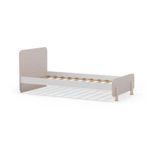 Krem dječji krevet od masivnog bora 90x190 cm Nora – Marckeric