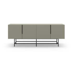 Zelena/siva niska komoda 200x77,5 cm Eldia – Marckeric