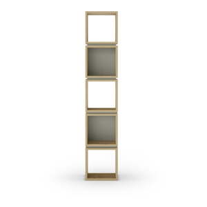 Zelena/u prirodnoj boji biblioteka u dekoru hrasta 32x167 cm Lofty – Marckeric