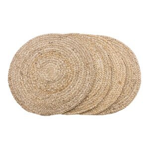 Podmetač 4 kom od jute ø 38 cm Bombay – House Nordic