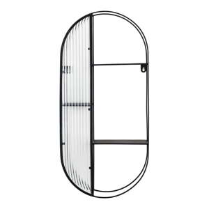 Crna metalna polica s više razina 32 cm Newcastle – House Nordic