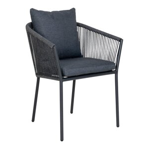 Tamno sive metalne blagovaonske stolice u setu 2 kom Salerno – House Nordic
