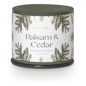 Mirisna svijeća od sojinog voska vrijeme gorenja 50 h Balsam & Cedar – ILLUME x Bloomingville