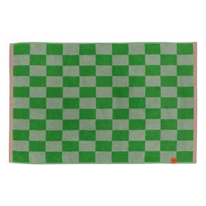 Zelena kupaonska prostirka od organskog pamuka 50x80 cm Retro – Mette Ditmer Denmark