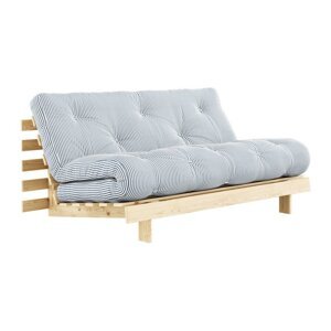 Bijela/svijetlo plava kauč na razvlačenje 160 cm Roots - Karup Design