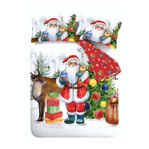 Posteljina za bračni krevet 200x200 cm Retro Santa – Catherine Lansfield