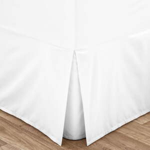 Bijela navlaka za okvir kreveta od perkala 90x190 cm Easy Iron Percale – Catherine Lansfield