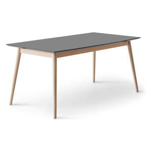 Antracitno sivi/u prirodnoj boji proširiv blagovaonski stol 100x210 cm Meza – Hammel Furniture