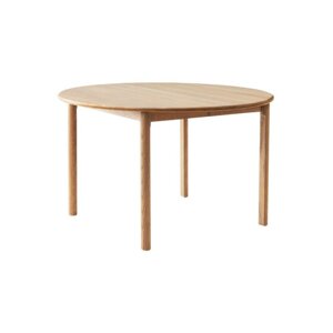 Okrugao proširiv blagovaonski stol od punog hrasta u prirodnoj boji ø 120 cm Noor – Hammel Furniture