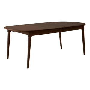 Smeđi proširiv blagovaonski stol od punog hrasta 106x184 cm Miro – Hammel Furniture