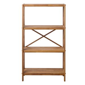 Regal od punog hrasta u prirodnoj boji 70x124 cm X-Shelf – Unique Furniture