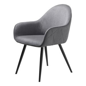 Siva blagovaonska stolica Minto – Unique Furniture
