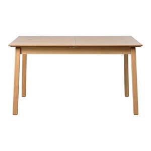 Proširiv blagovaonski stol s pločom stola u dekoru hrasta u prirodnoj boji 95x200 cm Bari – Unique Furniture