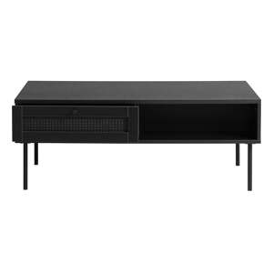 Crni stolić za kavu 60x110 cm Pensacola – Unique Furniture