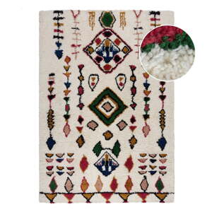 Krem ručno rađen vunen tepih 200x290 cm Moroccan Fes – Flair Rugs