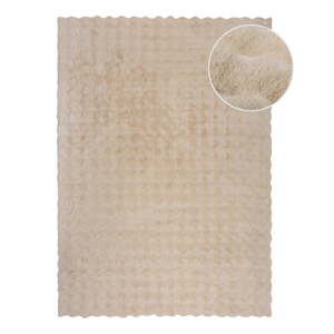 Krem sintetičko krzno 180x290 cm Waffle Faux Fur – Flair Rugs