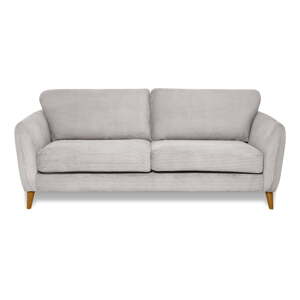 Svijetlo siva sofa od samta 206 cm Paris – Scandic