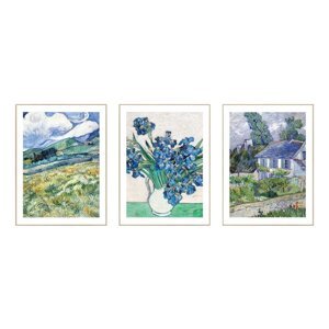 Slike u setu 3 kom reprodukcija 30x40 cm Van Gogh – knor