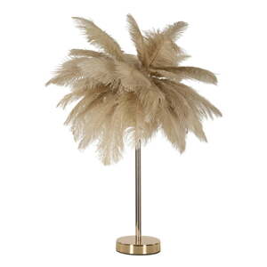 Stolna lampa u zlatnoj boji (visina 55 cm) Palm – Mauro Ferretti