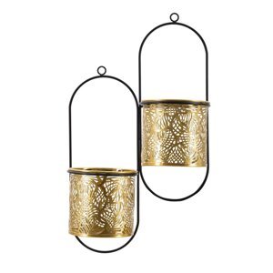 Metalni držač tegli za cvijeće ø 14 cm (visina 48 cm) Double Hong – Mauro Ferretti