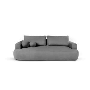 Siva sklopiva sofa od bouclé tkanine 247 cm Quinoa – Bonami Selection