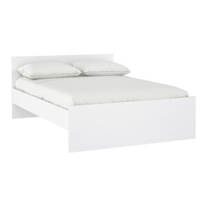 Bijeli bračni krevet 140x190 cm Naia – Tvilum