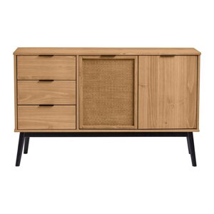 Komoda od masivnog bora 130x80 cm Natasha – Marckeric