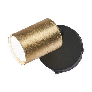 Crna/u zlatnoj boji zidna lampa ø 8 cm Vano – Fischer & Honsel