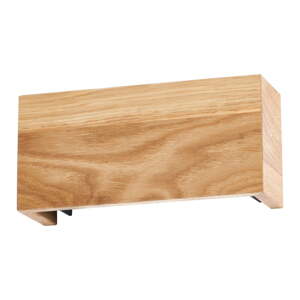 LED zidna lampa u prirodnoj boji Shine-wood – Fischer & Honsel