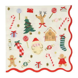 Papirnati ubrusi u setu 16 kom Jolly Christmas – Meri Meri