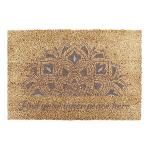 Otirač od kokosovih vlakana 40x60 cm Find Your Inner Peace – Artsy Doormats