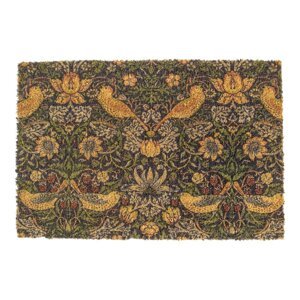 Otirač od kokosovih vlakana 40x60 cm William Morris Strawberry Thief – Artsy Doormats