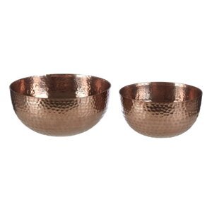 Metalne posude za posluživanje u setu 2 kom u bakrenoj boji ø 26 cm Solis – Premier Housewares
