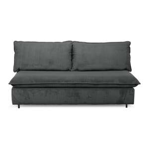 Tamno siva sklopiva sofa od samta 184 cm Isadora – Bobochic Paris